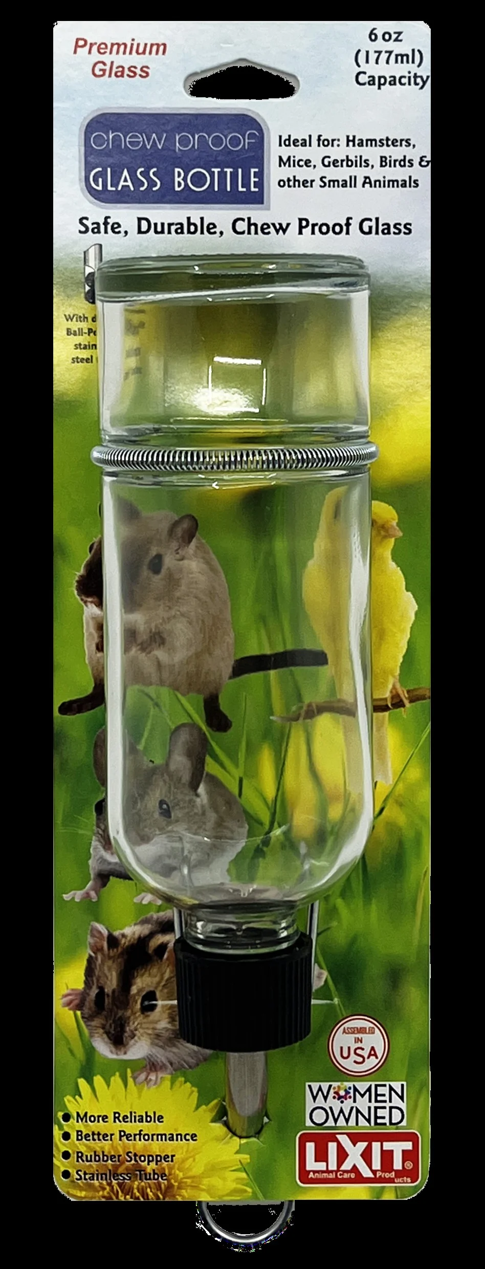 Chew-Proof Glass Water Bottles