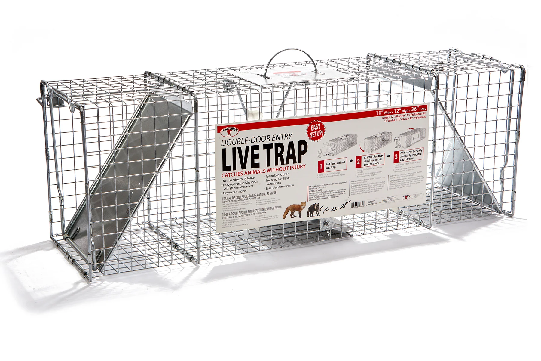 Double-Door Entry Live Animal Trap - Image 3