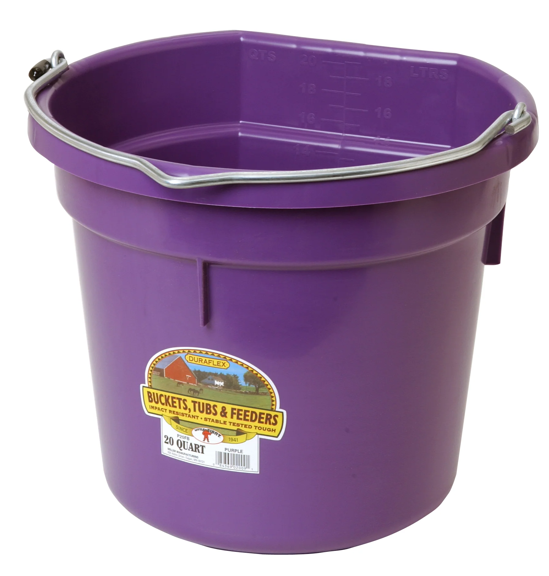 Flat Back Plastic Bucket - Image 15