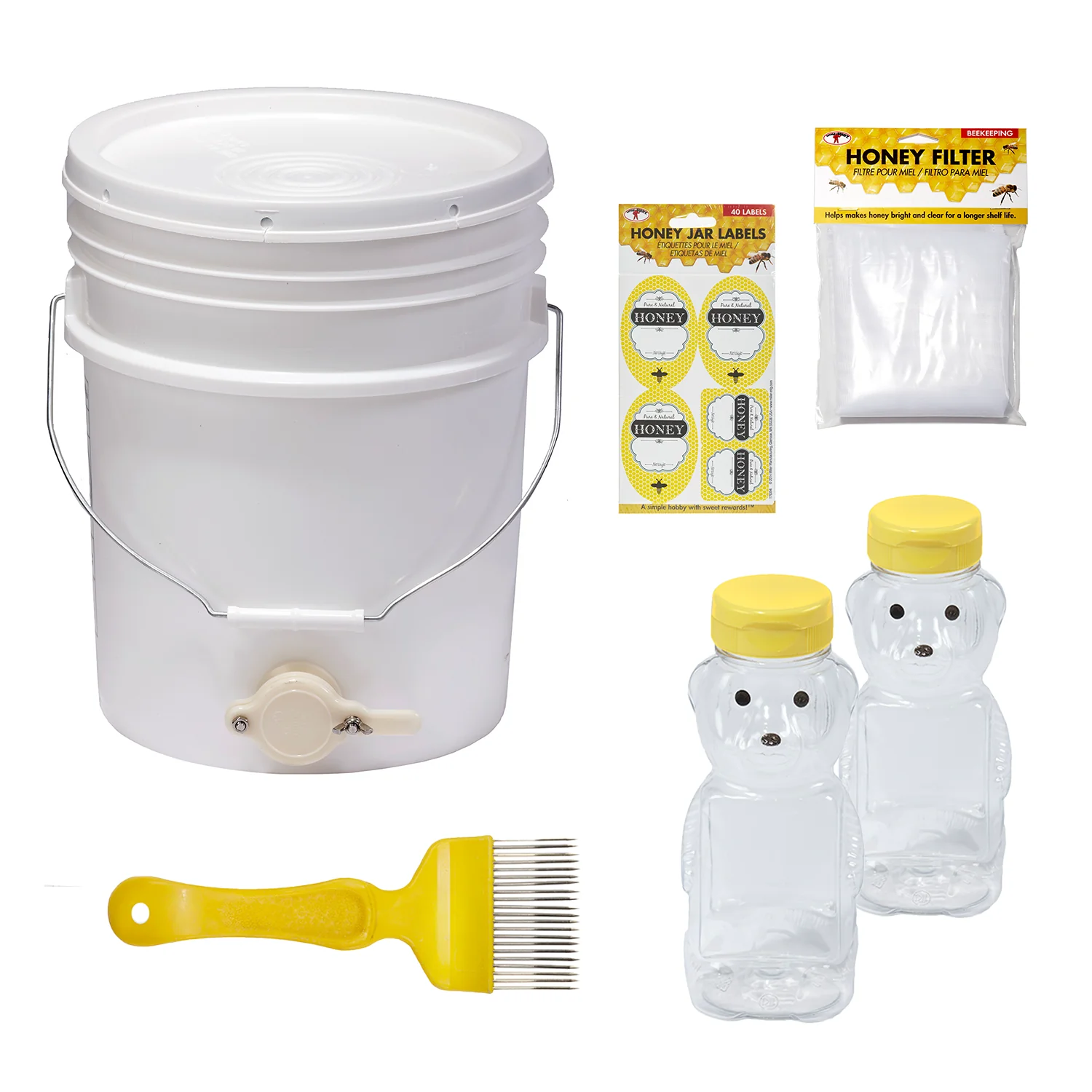 Honey Harvesting Bucket Kit