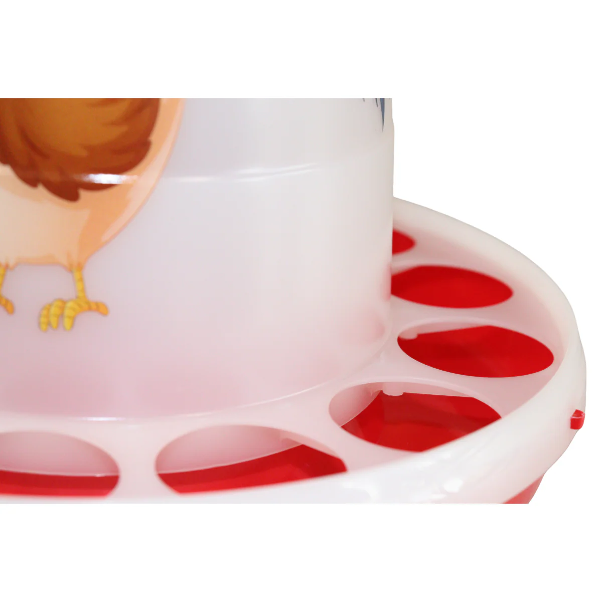 Illustrated Poultry Feeder with Legs - Image 4