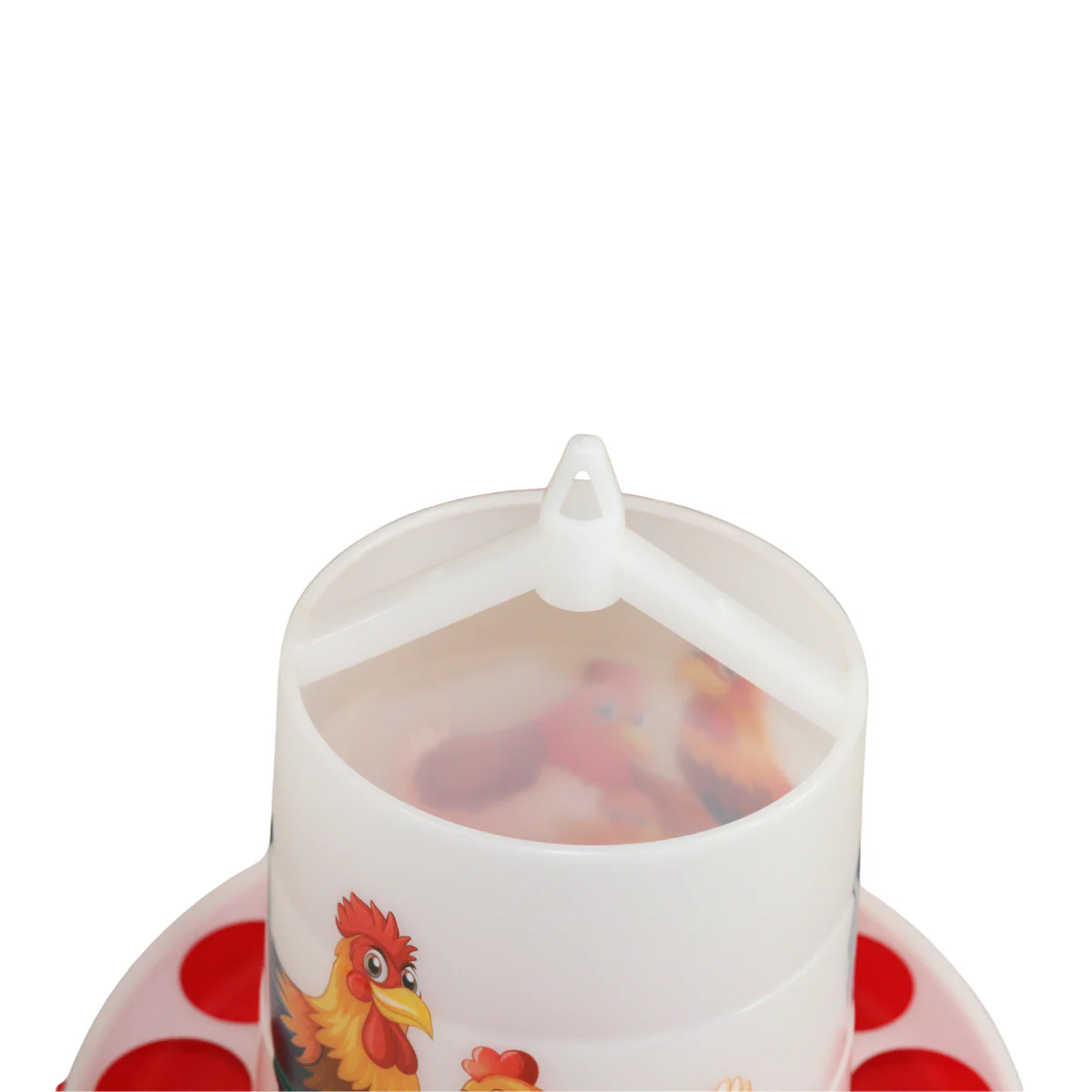Illustrated Poultry Feeder with Legs - Image 6