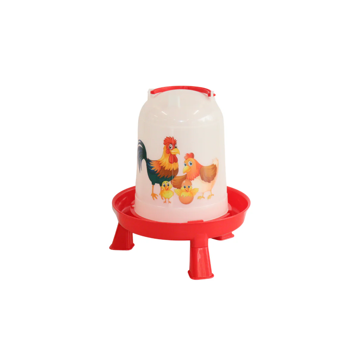 Illustrated Poultry Waterer with Legs - Image 7