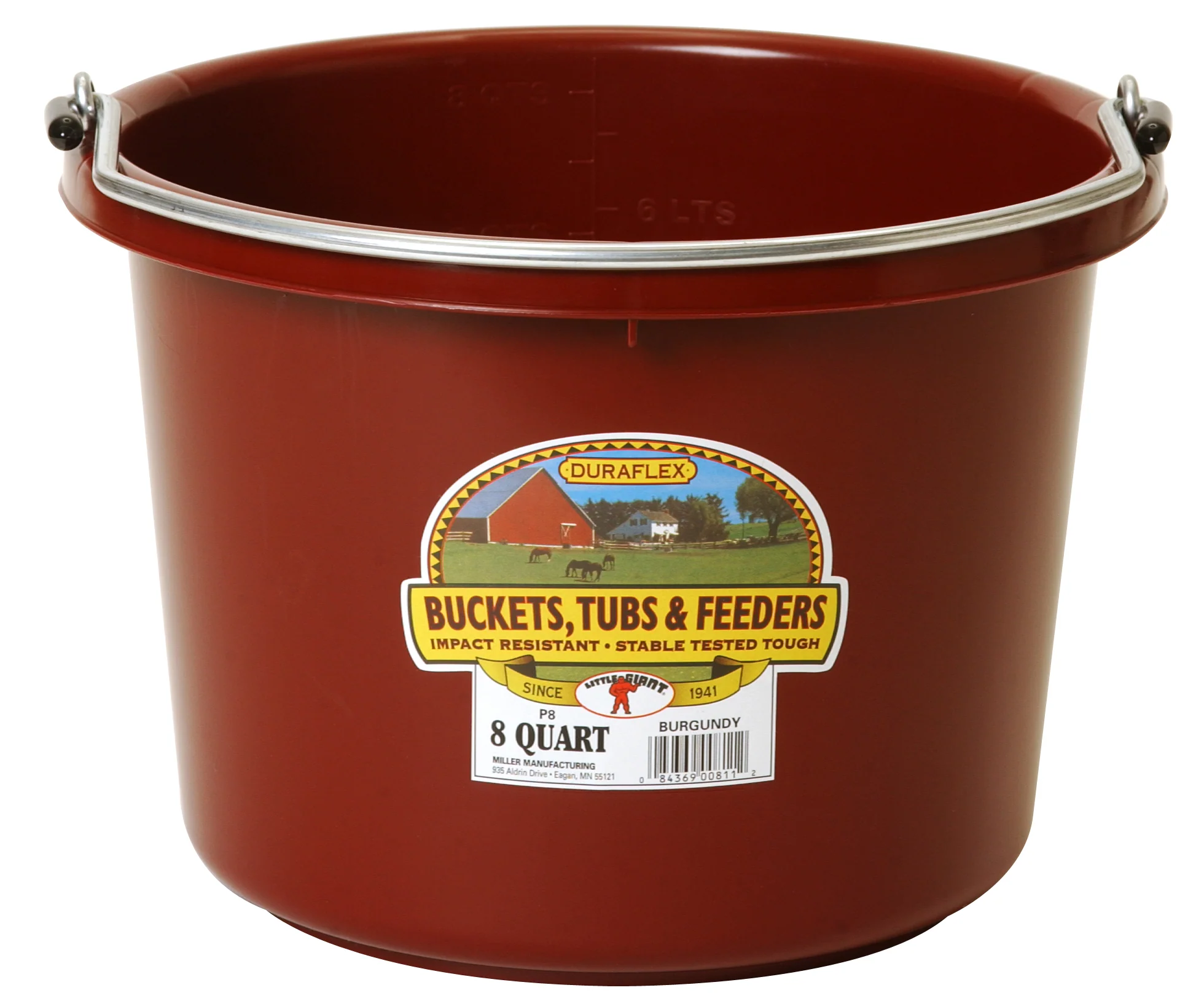 8 Quart Plastic Bucket - Image 4