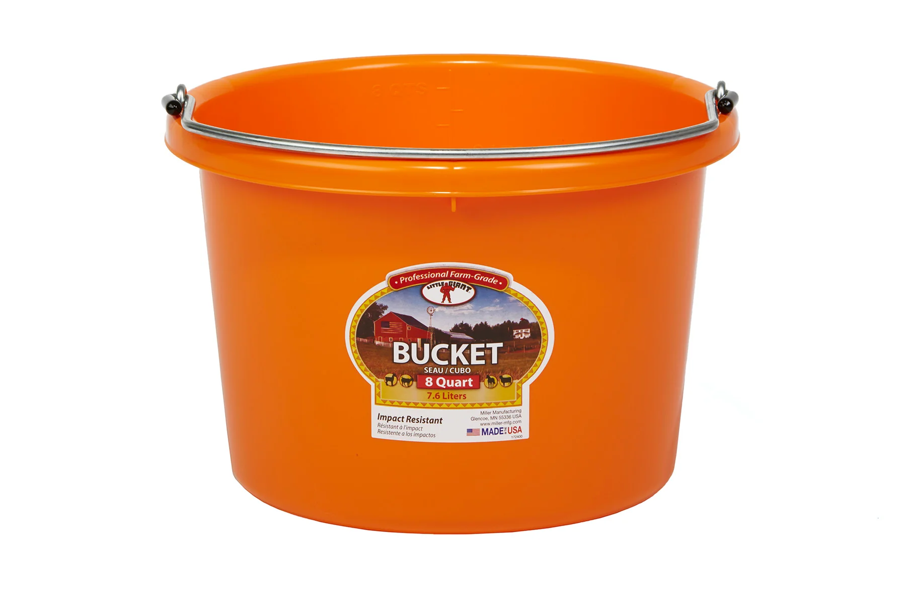 8 Quart Plastic Bucket - Image 9