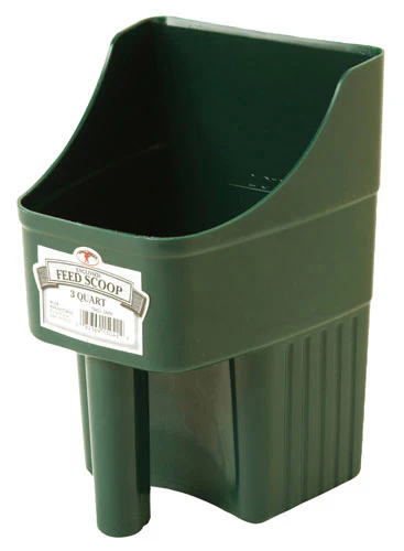 3 Quart Plastic Enclosed Feed Scoop - Image 3