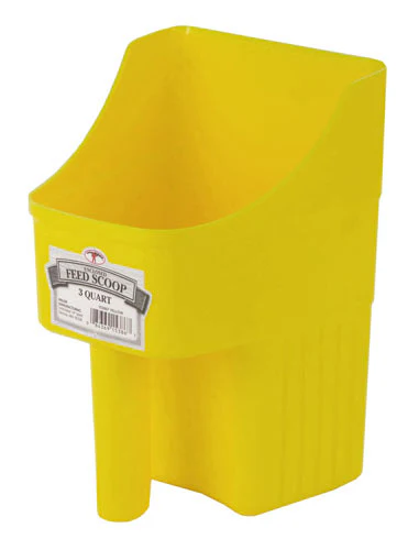 3 Quart Plastic Enclosed Feed Scoop - Image 6