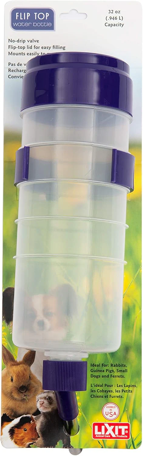 Quick Lock Flip Top Water Bottle with Valve - Image 2