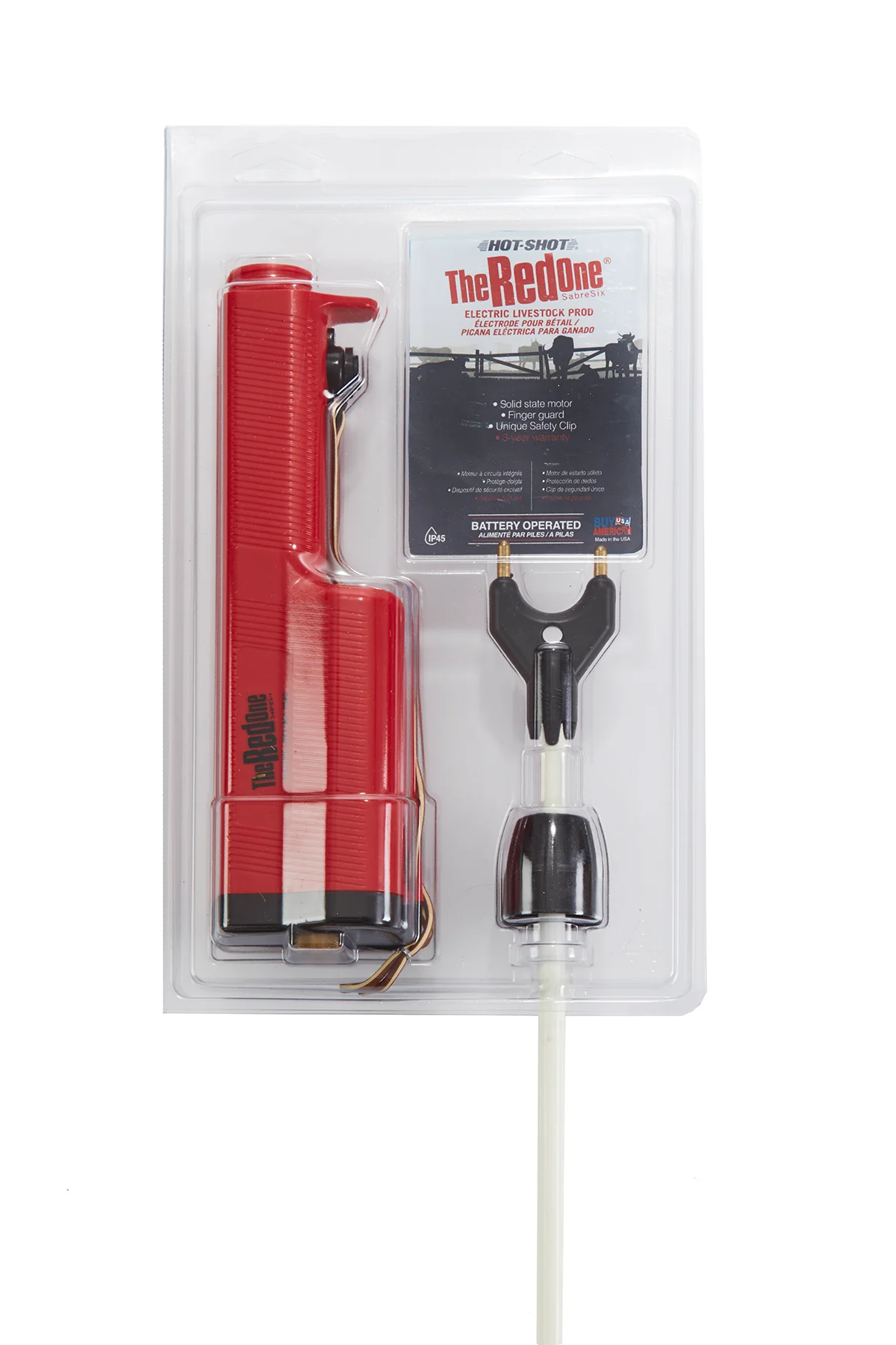 Red Prod with 36 Inch Fiberglass Shaft