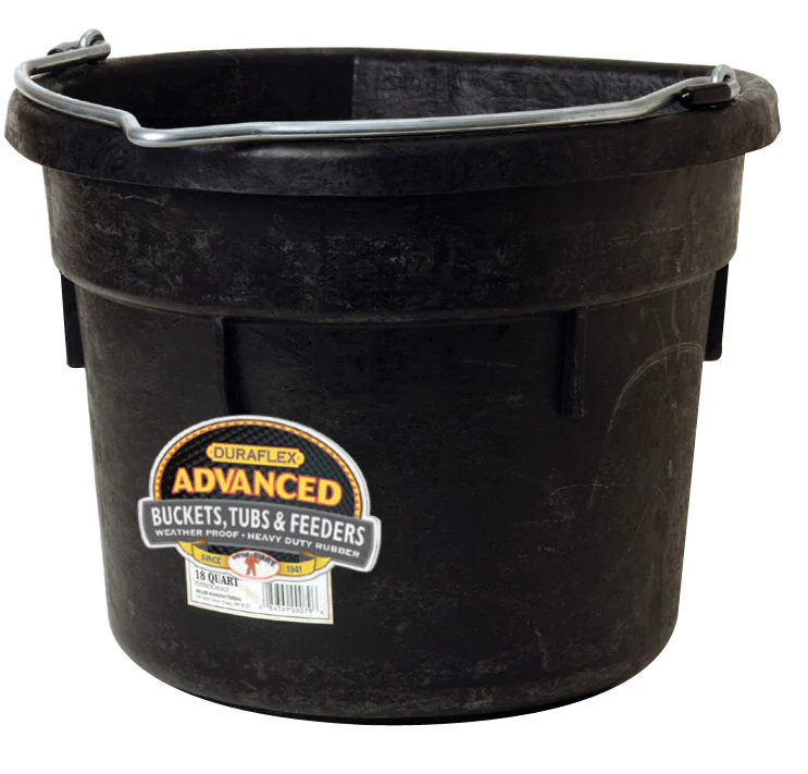 Rubber Flat Back Bucket - Image 2