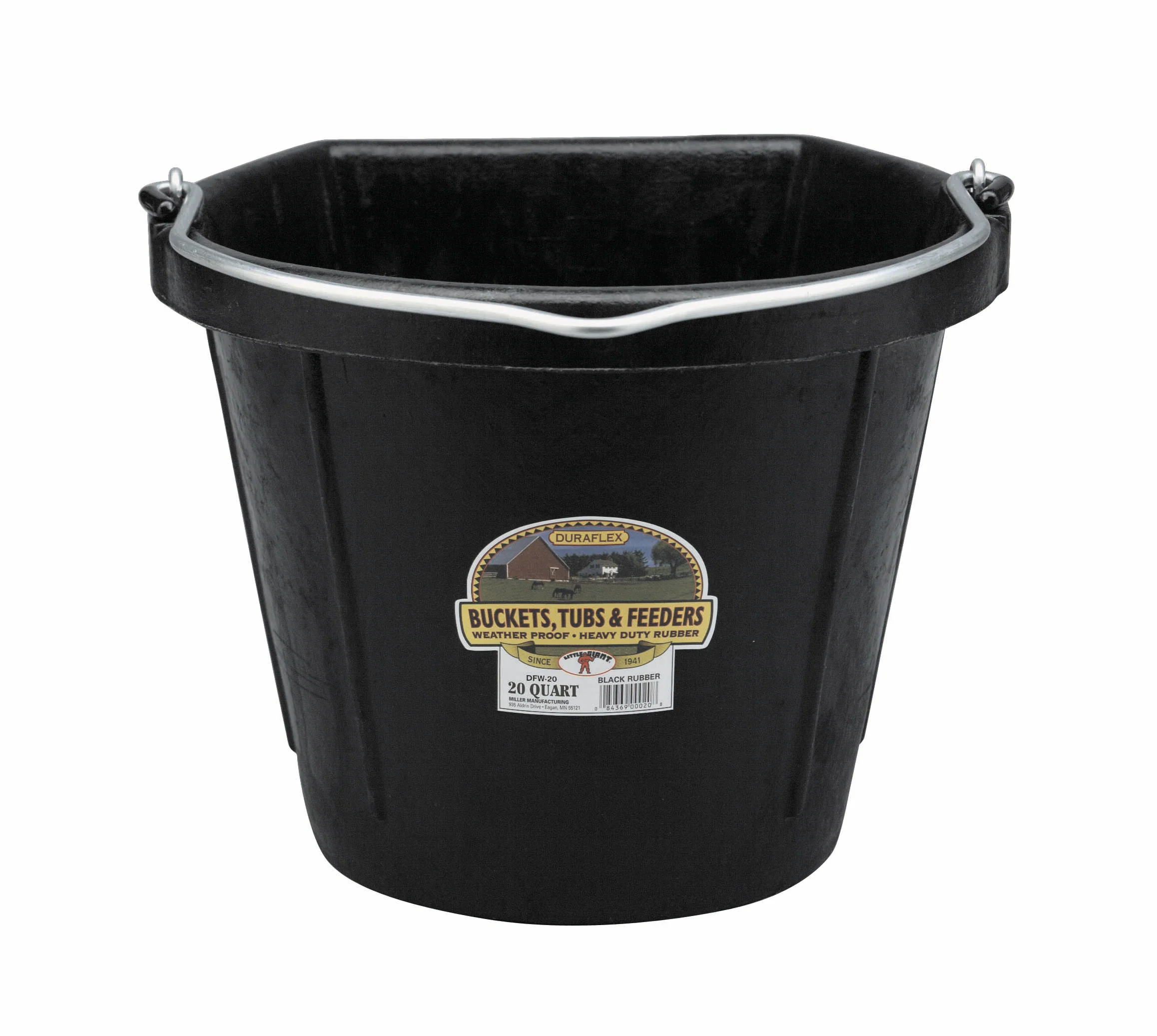 Rubber Flat Back Bucket - Image 3